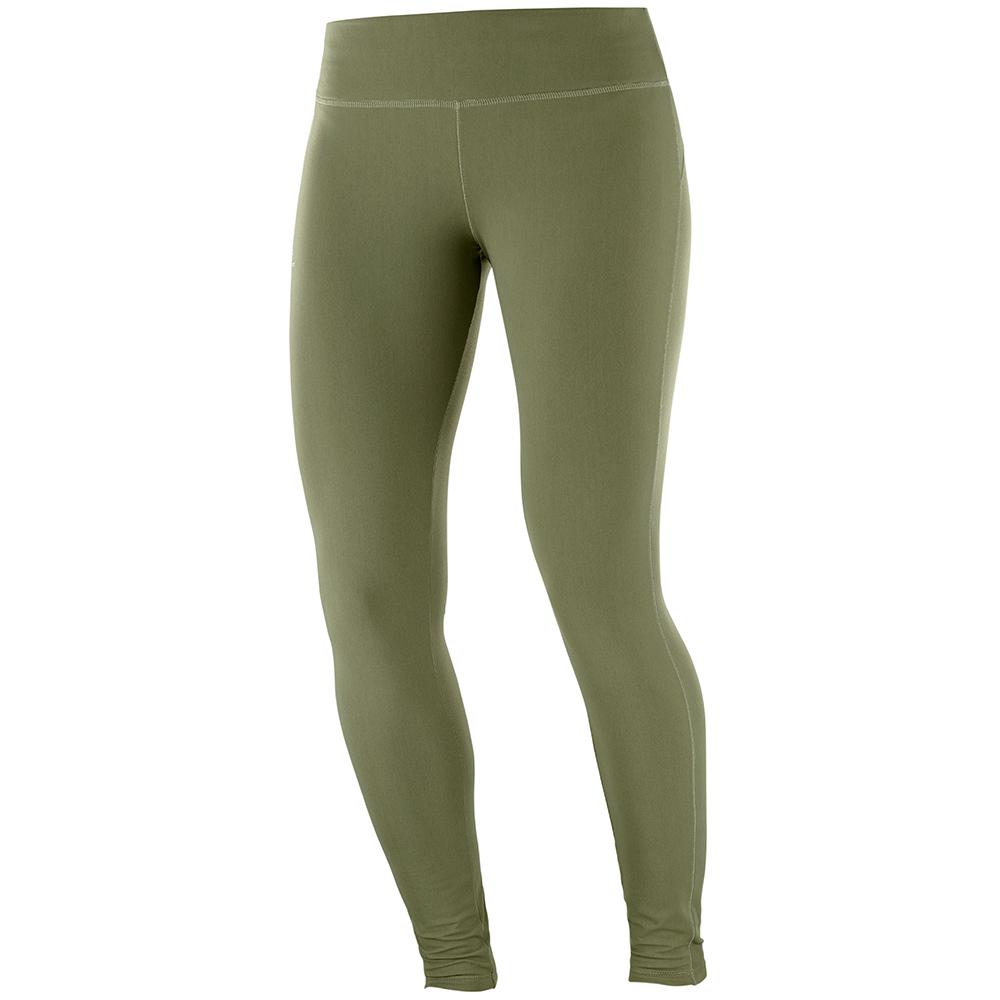 Salomon Israel COMET WARM W - Womens Tights - Olive (TBFY-36172)